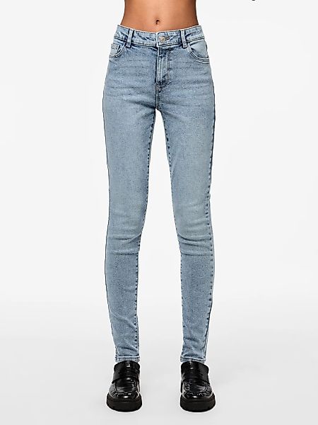 pieces Skinny-fit-Jeans PCDANA MW SKINNY JEANS günstig online kaufen