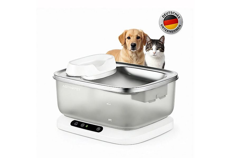 AstroPet Trinkbrunnen Haustier-Trinkbrunnen XL Poseidon Kabel + Kabellos, 7 günstig online kaufen