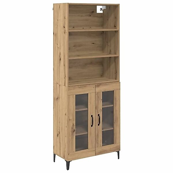 vidaXL Highboard Artisan-Eiche 69,5 x 34 x 180 cm Holzwerkstoff 3415955 günstig online kaufen