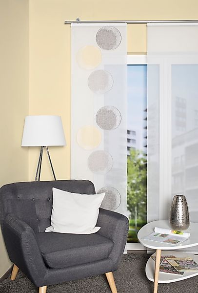 HOME WOHNIDEEN Schiebegardine "REMONA" Paneelwagen 1 Stk. tlg. Schiebevorha günstig online kaufen