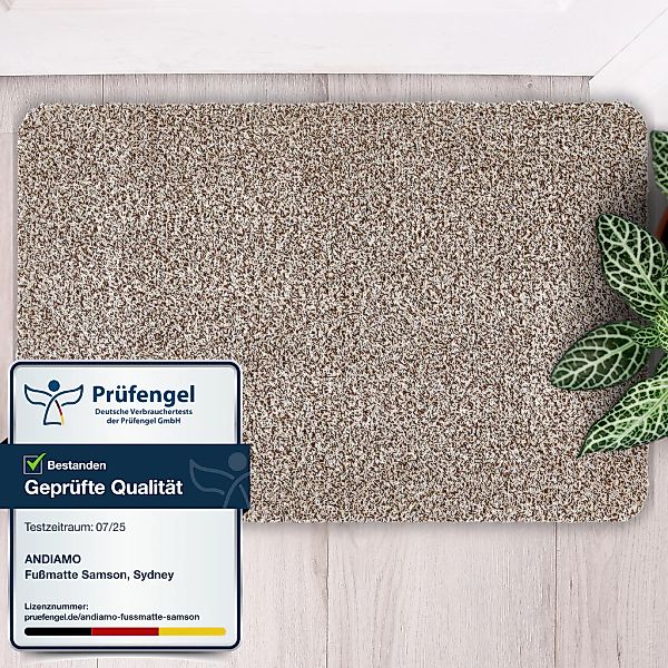 Andiamo Fußmatte "Samson, Made in Netherlands" rechteckig 6 mm Höhe Schmutz günstig online kaufen