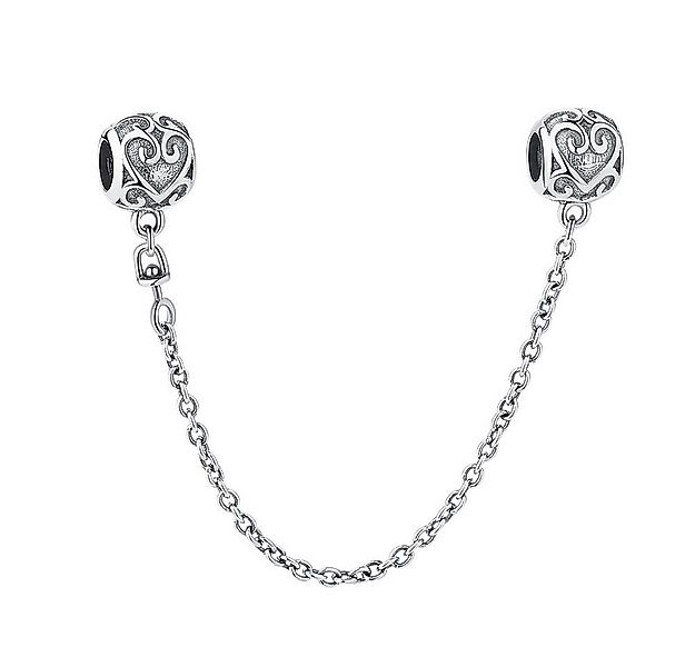 PANDACHARMS Bead Ornamentherzen Sicherheitskette für Charm Armband, 925er S günstig online kaufen