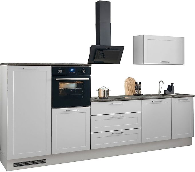 BASIC by Balculina Küchenzeile "Marsi", Breite 320 cm, höhenverstellbare Fü günstig online kaufen