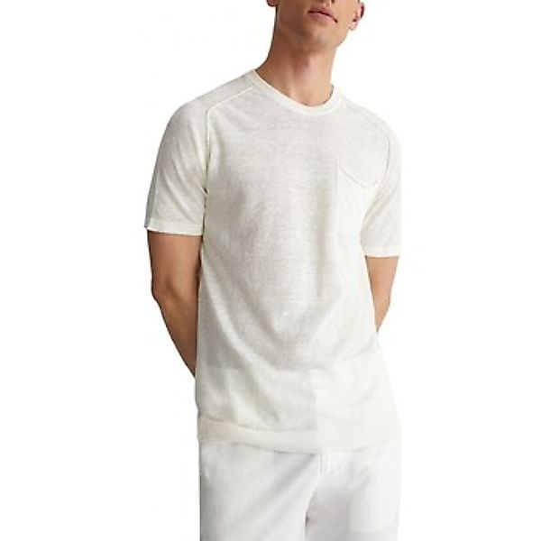 Liu Jo  T-Shirts & Poloshirts Weies Girolino-Leinen-T-Shirt günstig online kaufen
