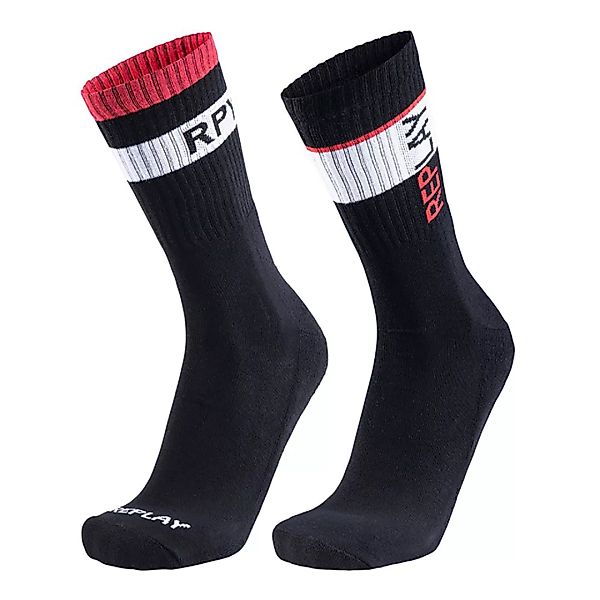 Replay Tennis3 Socken 2 Paare EU 43-46 Black / Red günstig online kaufen