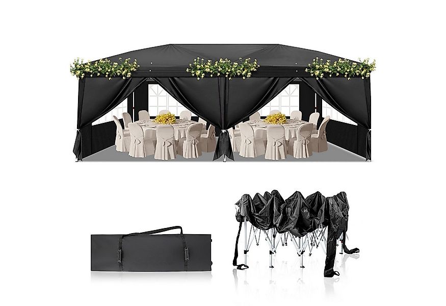 LALAHO Faltpavillon Pavillon Partyzelte 3x6m, Festzelt Gartenzelt für Garte günstig online kaufen