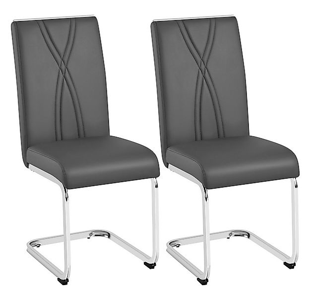 Yaheetech Esszimmerstuhl (2 St), 2/4/6er Küchenstühle-Set mit Metallunterge günstig online kaufen