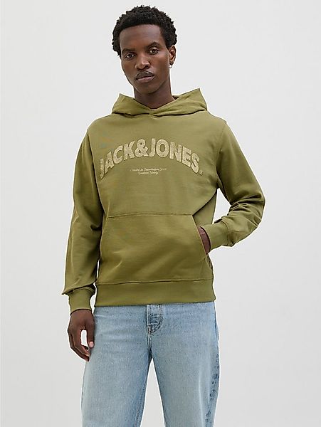 Jack & Jones Kapuzensweatshirt JORALMERIA SWEAT HOOD mit Logo Print günstig online kaufen