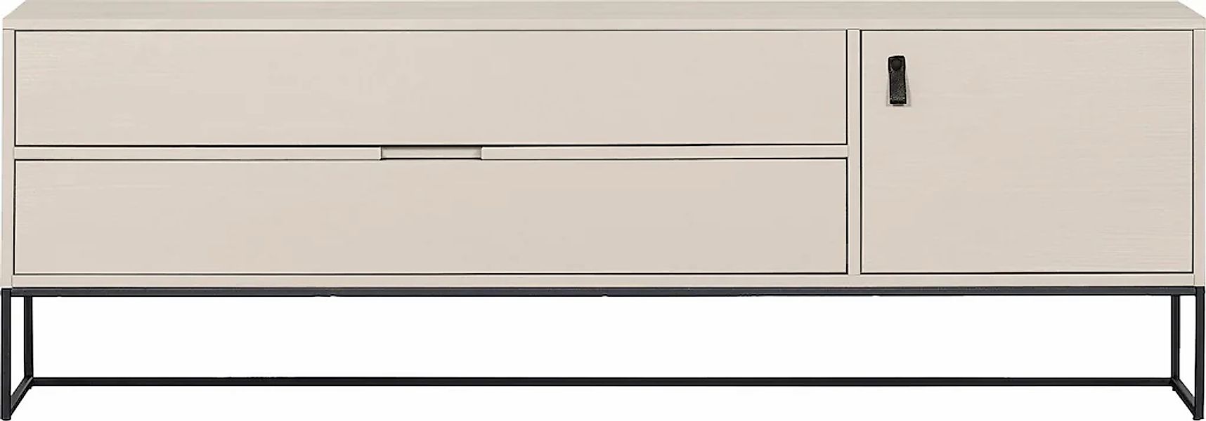 WOOOD Lowboard "Silas TV-Board" Kommode, 2 Schubladen und 1 Tür, viel Staur günstig online kaufen