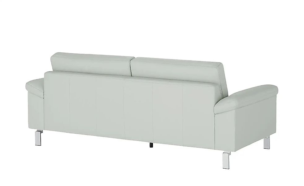 Max Schelling Ledersofa mit Winkelfüßen Maximum ¦ grau ¦ Maße (cm): B: 204 günstig online kaufen