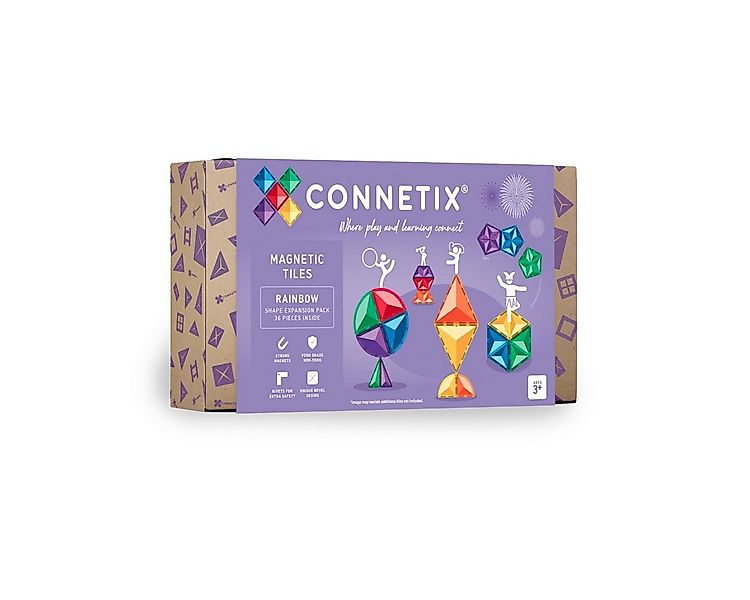 Connetix Rainbow Shape Expansion verstärkte Magnete pädagogisches Lernspiel günstig online kaufen
