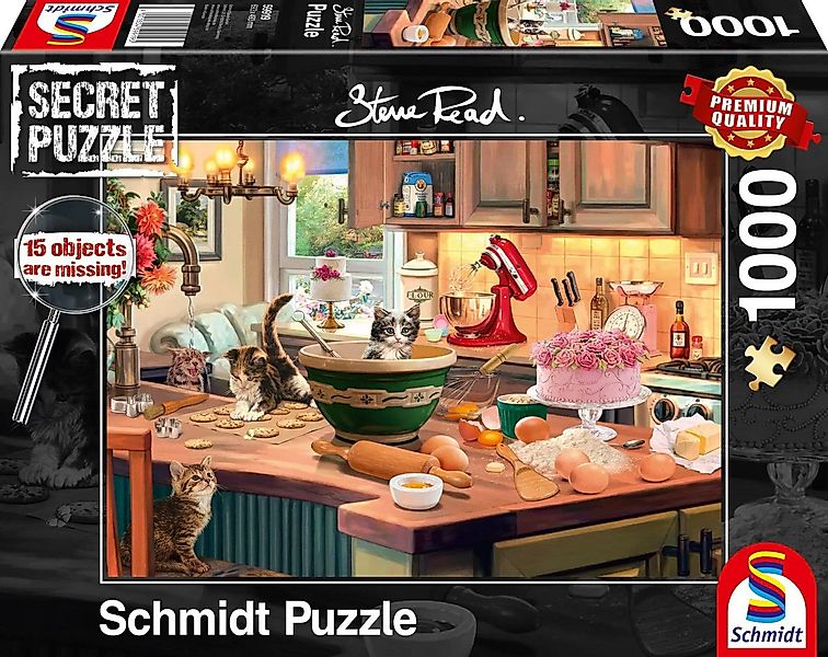 Schmidt Spiele Puzzle Am Küchentisch Puzzle 1.000 Teile, 1000 Puzzleteile günstig online kaufen