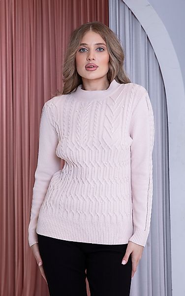 Passioni Strickpullover mit hohem Halsausschnitt, ausgefallenem günstig online kaufen