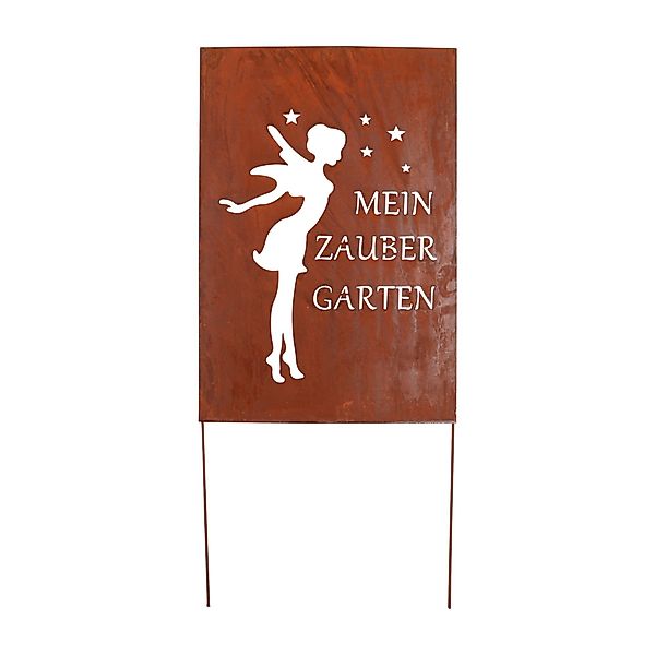 UNUS GARDEN Gartenstecker Roststecker Schild Zaubergarten günstig online kaufen