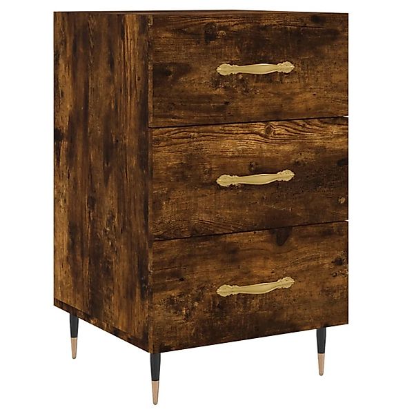 vidaXL Nachttisch Räuchereiche 40x40x66 cm Holzwerkstoff Modell 7 günstig online kaufen