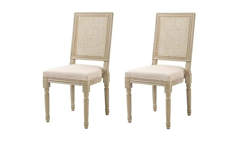 Stuhl 2er-Set  Cambridge ¦ beige ¦ Maße (cm): B: 50 H: 98 Stühle > Polsters günstig online kaufen