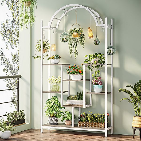 Tribesigns Blumenständer Pflanzenständer 5-stöckig, 8 S-Haken günstig online kaufen