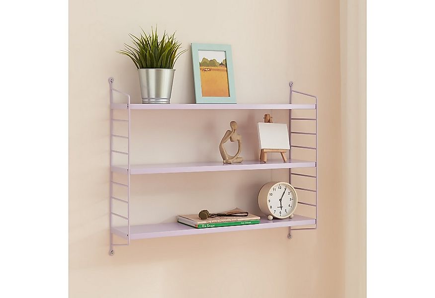 en.casa Wandregal, 1-tlg., »Strängnäs« Lila, matt günstig online kaufen