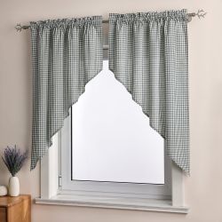 Joyswahl Scheibengardine (2 St), Stangendurchzug, halbtransparent, günstig online kaufen