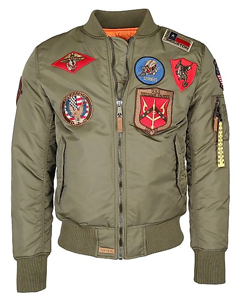 TOP GUN Bomberjacke "im Pilotenstil mit Patches TG20191053" günstig online kaufen