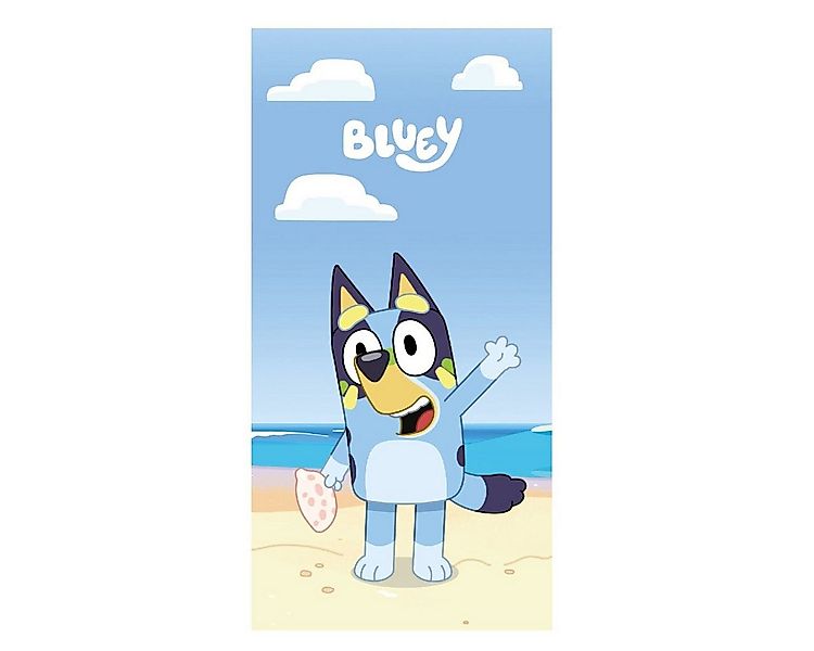 Bluey Badetücher Bluey Strandhandtuch Kinder – Badetuch 70x140cm, 100% Poly günstig online kaufen