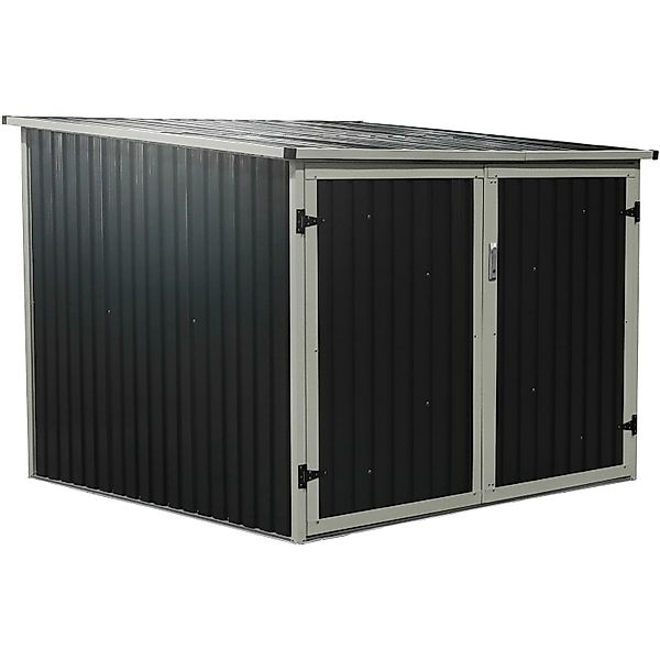 Westmann Fahrradgarage und Unterstand B x T: 203 cm x 200 cm Anthrazit günstig online kaufen