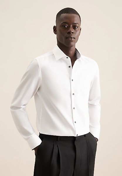 seidensticker Businesshemd "Shaped" Shaped 1/1 Kentkragen Uni günstig online kaufen