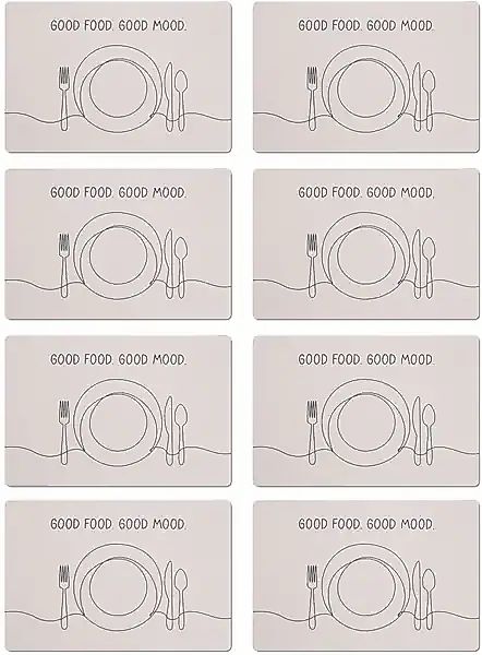 Zeller Present Platzset »"Good Food"« 8er Set, Kunststoff günstig online kaufen