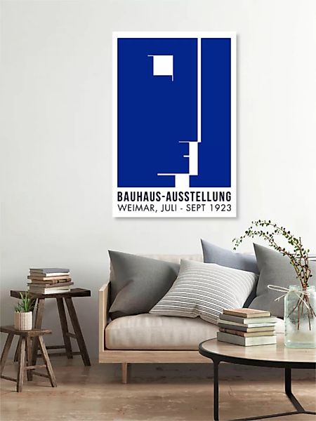 Poster / Leinwandbild - Bauhaus Ausstellungsposter Von 1923 günstig online kaufen