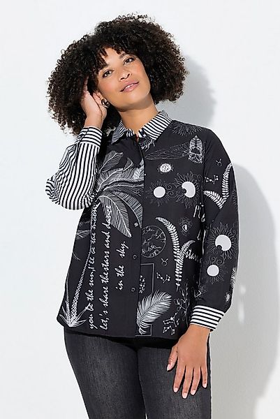 Angel of Style Hemdbluse Longbluse oversized Streifen/Prints günstig online kaufen