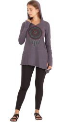 PUREWONDER Tunikashirt Longshirt mit Traumfänger Tunika günstig online kaufen