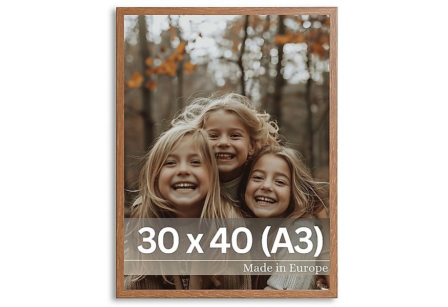 Victor (Zenith) Bilderrahmen Dali, Bilderrahmen Braun 30x40 (A3) cm, Bilder günstig online kaufen