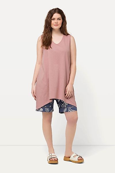 Ulla Popken Longshirt Longtop Zipfelsaum A-Linie günstig online kaufen