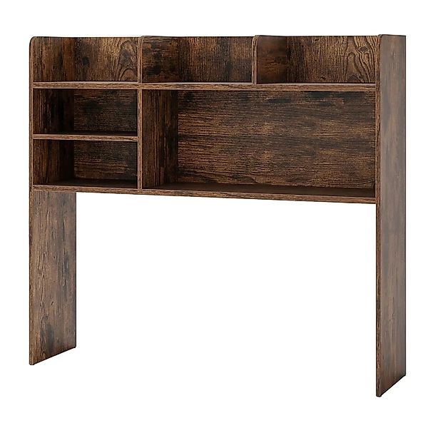 Costway 3-Stufiges Schreibtischregal Schreibtisch Aufsatzregal Braun günstig online kaufen