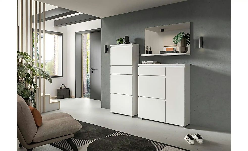 Schuhschrank   ¦ weiß ¦ Maße (cm): B: 95 H: 109 T: 27.0 Garderoben & Kleide günstig online kaufen