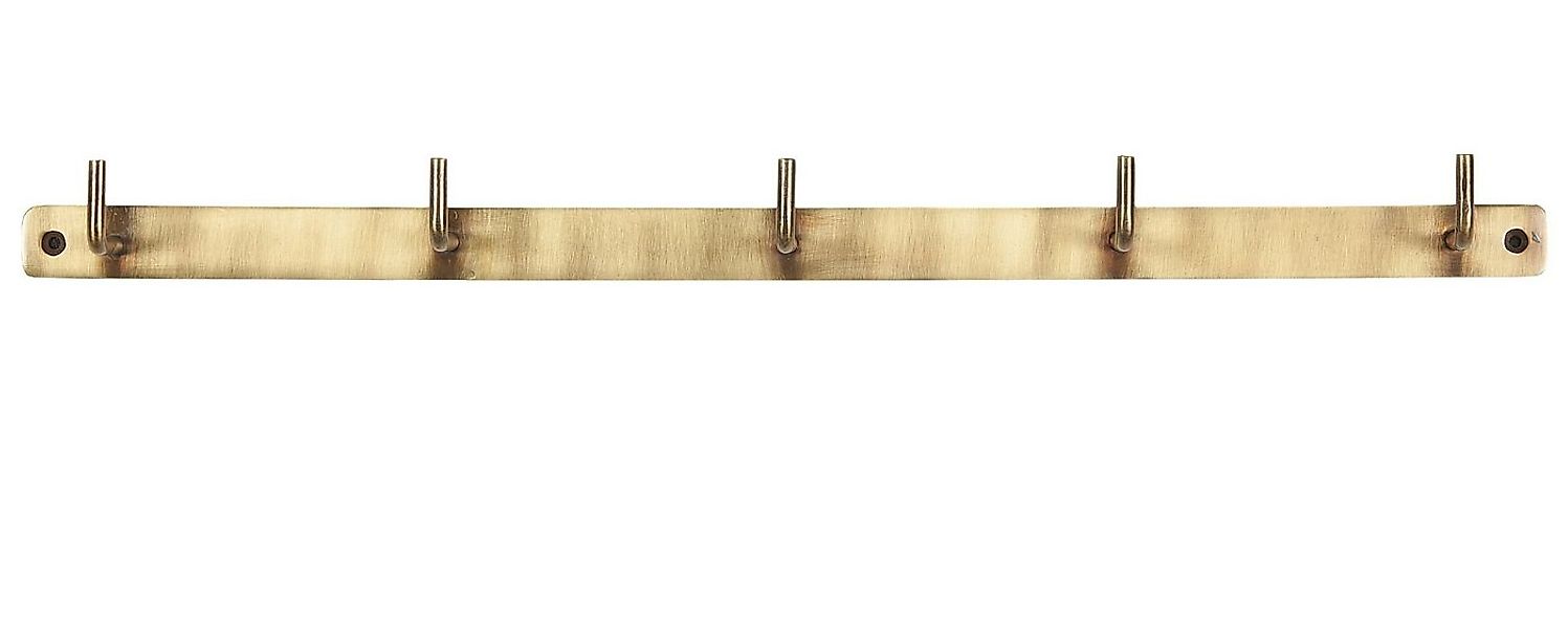 Ib Laursen Hakenleiste 5er Hakenleiste Wandhaken Kleiderhaken Garderobenhak günstig online kaufen