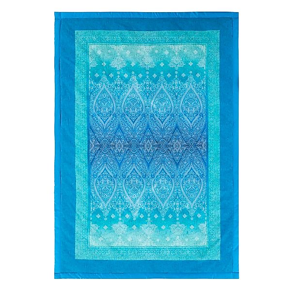Bassetti Granfoulard Plaid Decke Wohndecke Kerala B1 blau 135x190 günstig online kaufen
