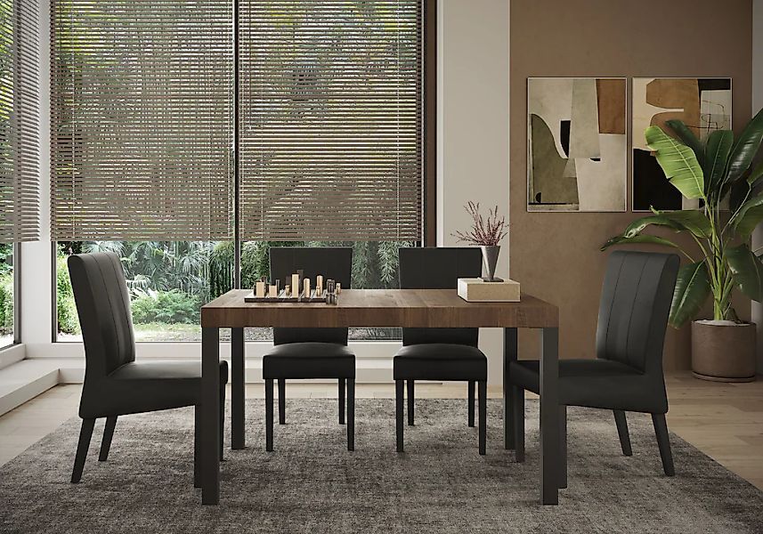 Home affaire Esstisch "Everest 140 x 88 cm, Küchentisch, Esszimmertisch" mo günstig online kaufen