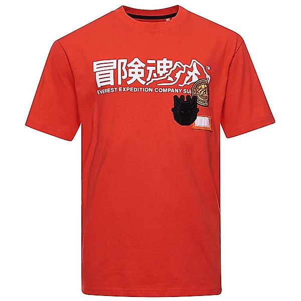Superdry Survivalist Graphic Kurzärmeliges T-shirt S-M Fiery Orange günstig online kaufen