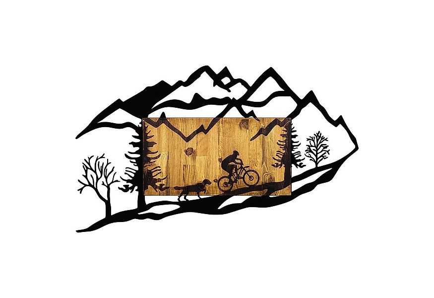 Wallity Wanddekoobjekt 100% METAL (Thickness: 1,5 mm) / WOODEN (Thickness: günstig online kaufen