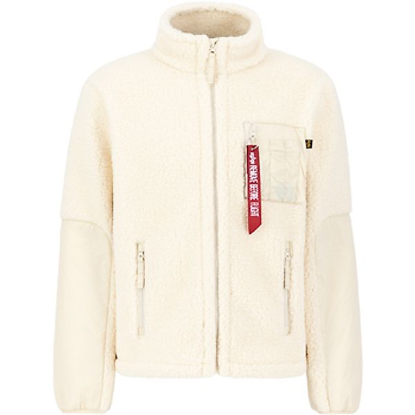 Alpha  Fleecepullover Sherpa Zip-Jacket - off white günstig online kaufen