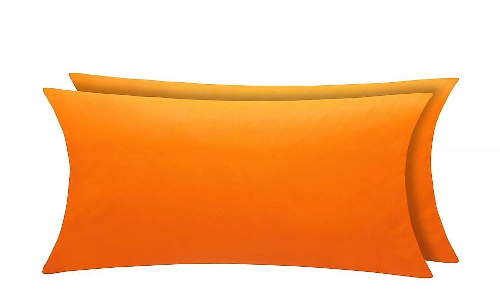 Cretonne Kissenhülle - orange - 40 cm - Sconto günstig online kaufen