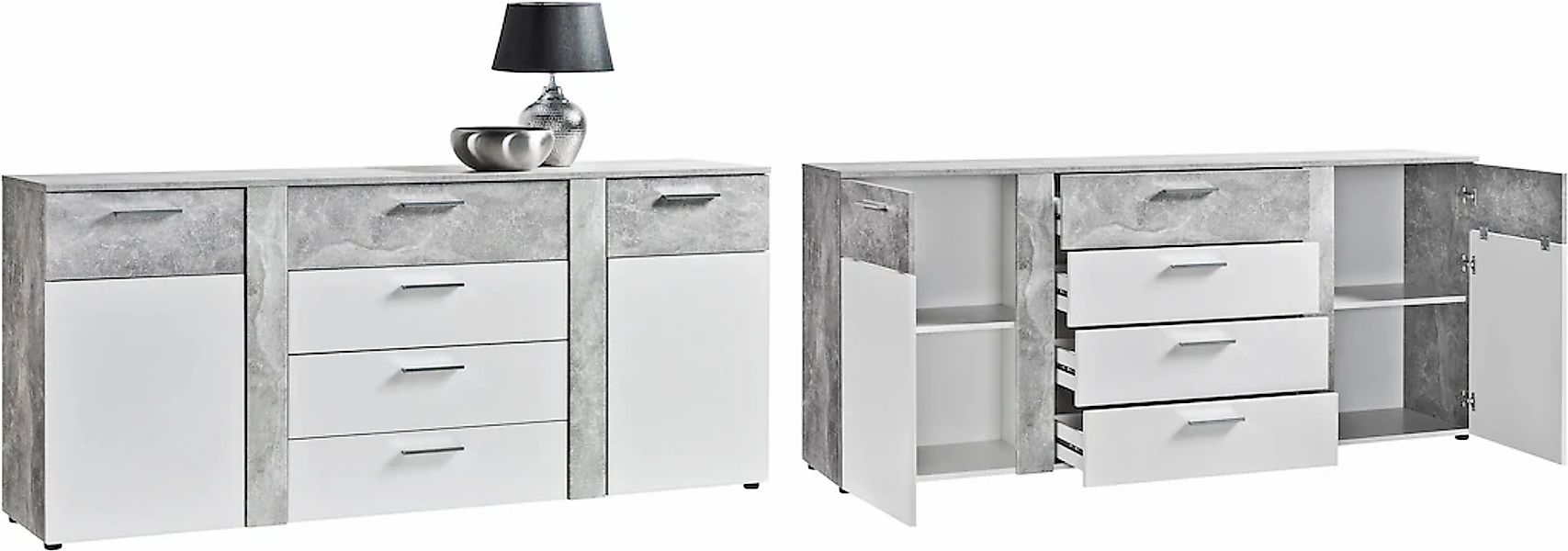 Procontour Kommode "Trenti BESTSELLER", Höhe 81 cm, mit variabel verstellba günstig online kaufen