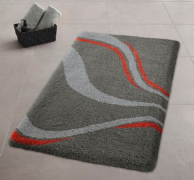 Kleine Wolke Badematte ""Vento"" Höhe 20 mm rutschhemmend beschichtet fußbo günstig online kaufen