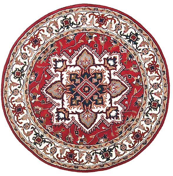 THEKO Wollteppich »Royal Heriz«, rund, 14 mm Höhe, reine Wolle, Orient-Opti günstig online kaufen