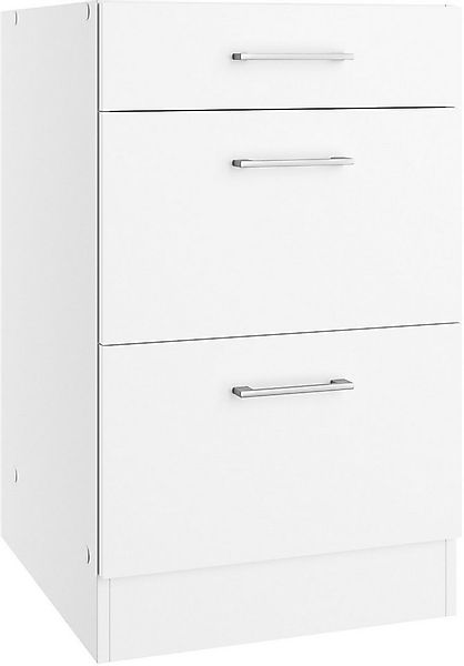 KOCHSTATION Unterschrank KS-Milan Auszugschrank 50 cm, matte oder hochglänz günstig online kaufen