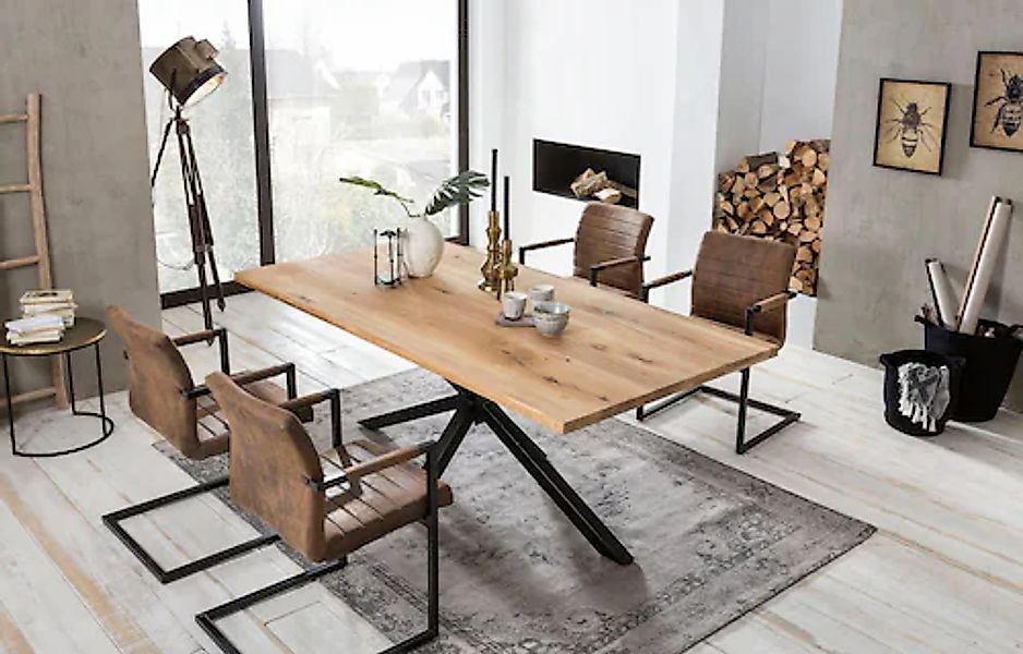 SIT Esstisch »Tops&Tables« Tischplatte auf 4 cm aufgedoppelt günstig online kaufen