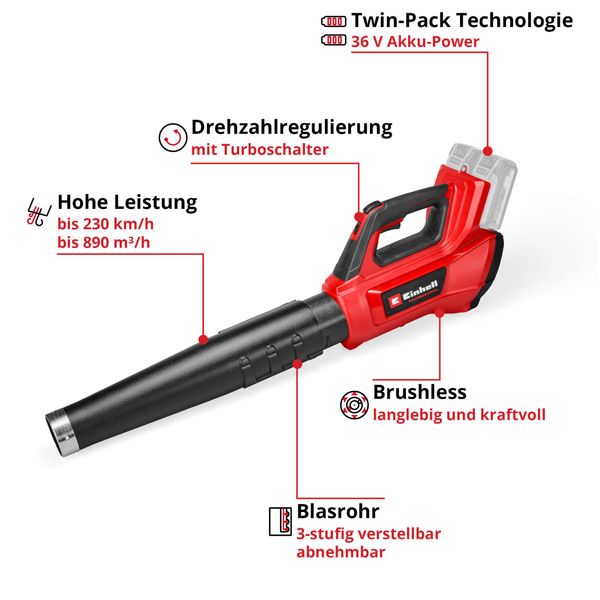 Einhell Akku-Laubbläser GP-LB 36/230 Li E günstig online kaufen