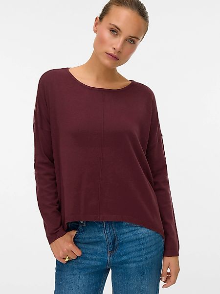 Vero Moda Rundhalspullover "VMBREEZE AURA LS ZIPPER BLOUSE NOOS" günstig online kaufen