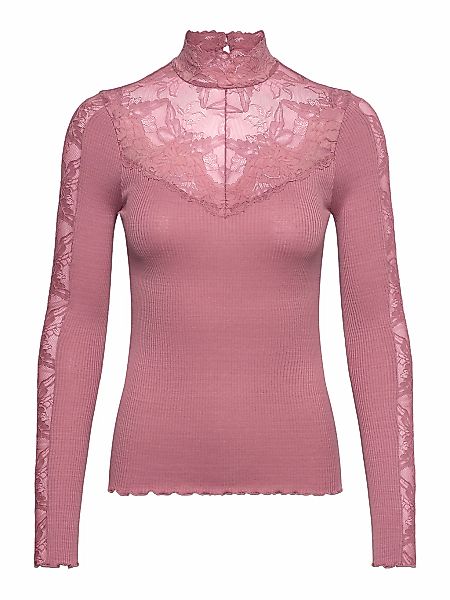 rosemunde Langarmshirt "Beatha silk shirt" mit Spitze, langen Ärmeln, weich günstig online kaufen